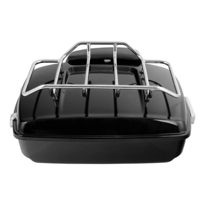 Chopped Trunk Backrest Two Up Mount Rack Fit For Harley