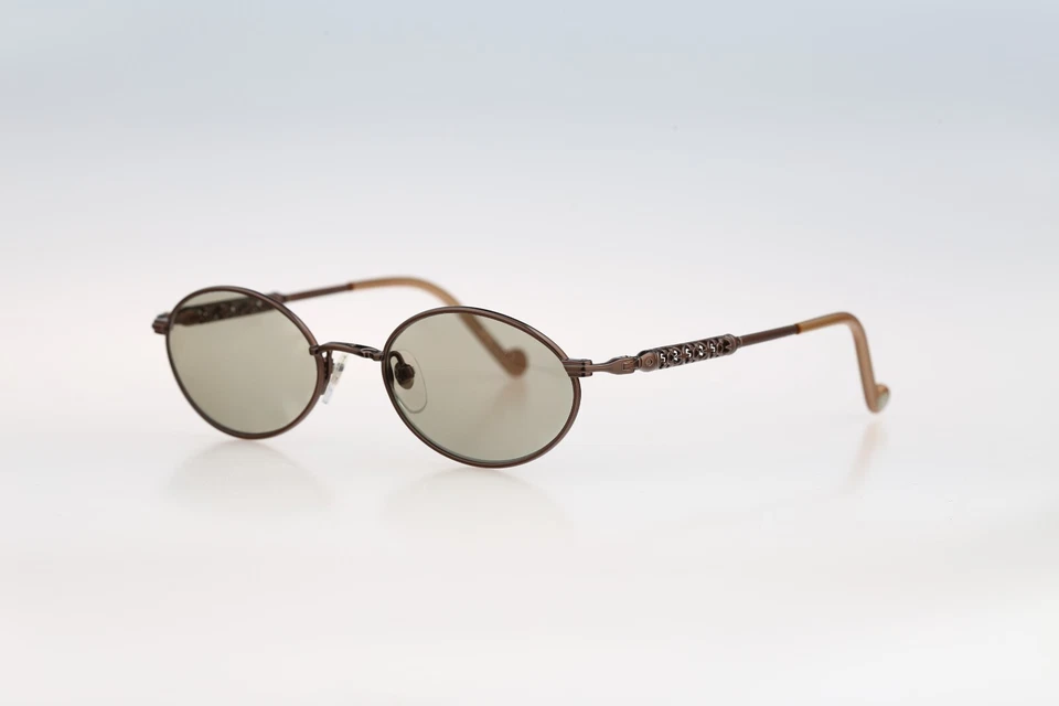 Jean Paul Gaultier 56-0006, винтажный 90-х викторианский маленький овальный солнцезащитные очки новый из старых запасов - Изображение 2 из 4