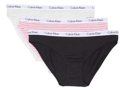 Calvin Klein L49726 Women Multicolor Carousel 3-Pack Bikini