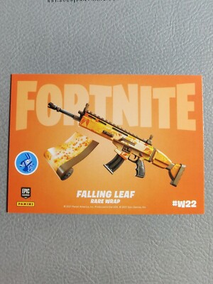 Dynamic Fire / Falling Leaf #W22 Rare Wrap NM/M | 2021 Fortnite