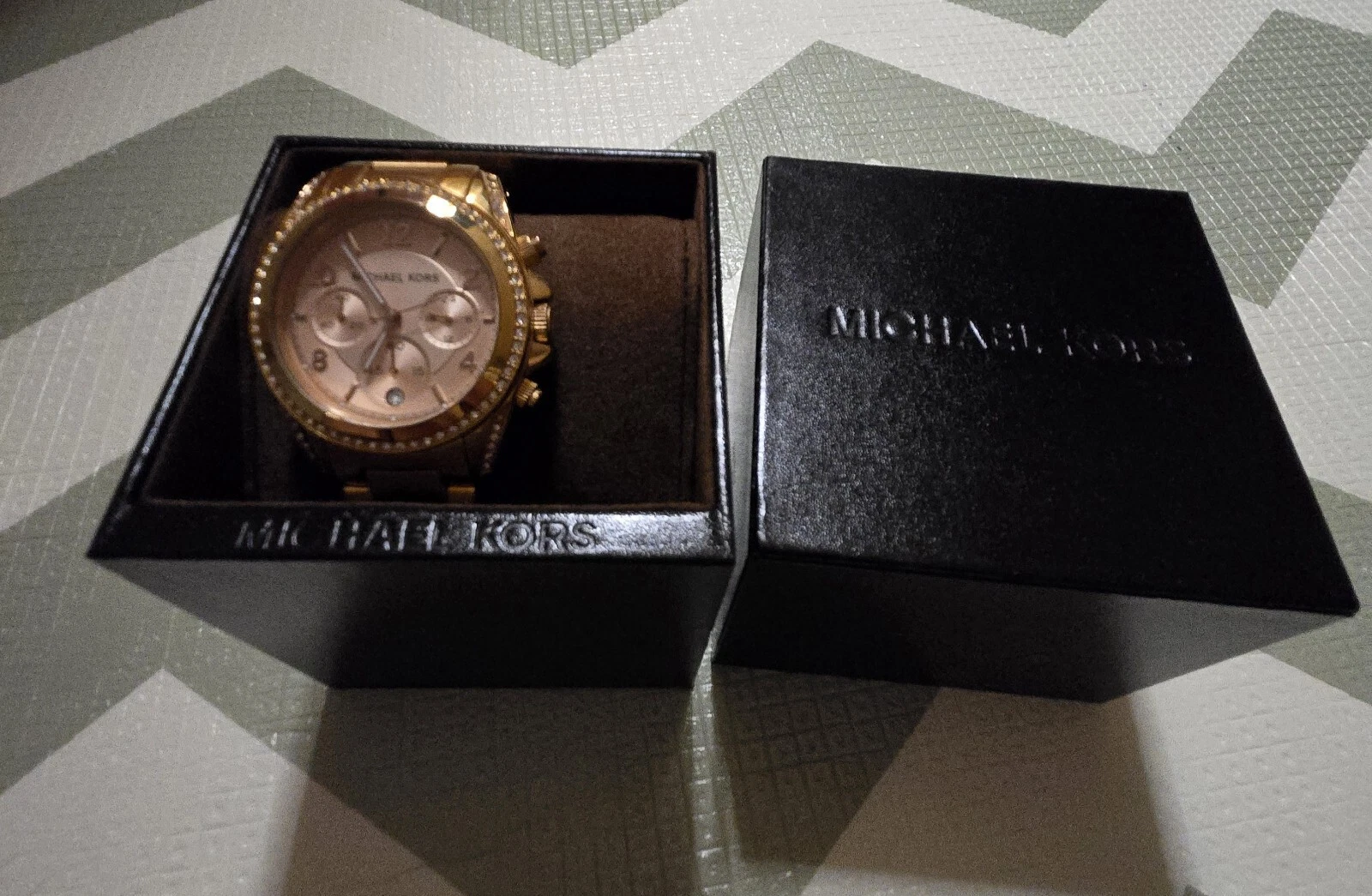 Orologio da donna MICHAEL KORS MK5263 Blair tono oro rosa con cristallo cronografo