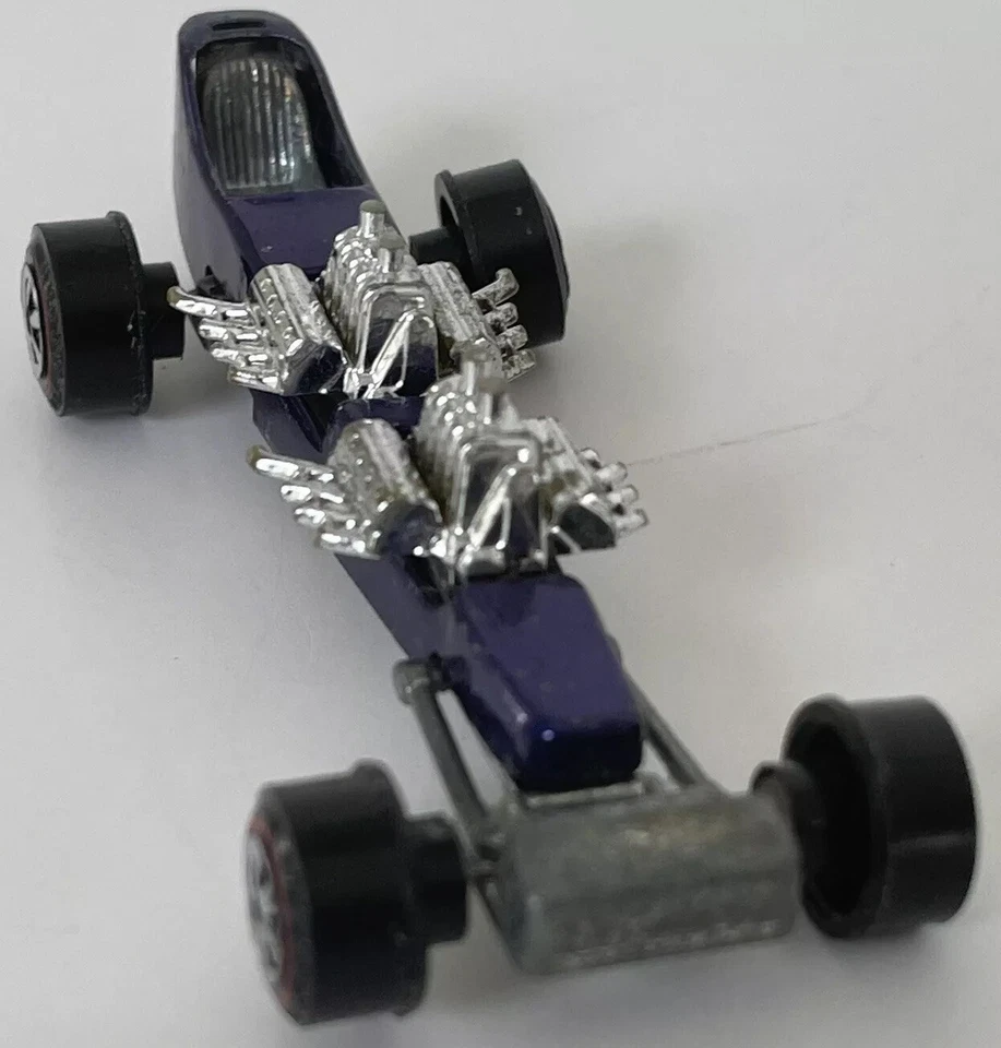 Johnny Lightning Redline Topper Personalizado 1969 Dragster Púrpura De Colección Muy Bonito Foto 3 de 4