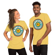 Radiate Positivity Sunshine Happiness Bright Light Unisex t-shirt Made in USA