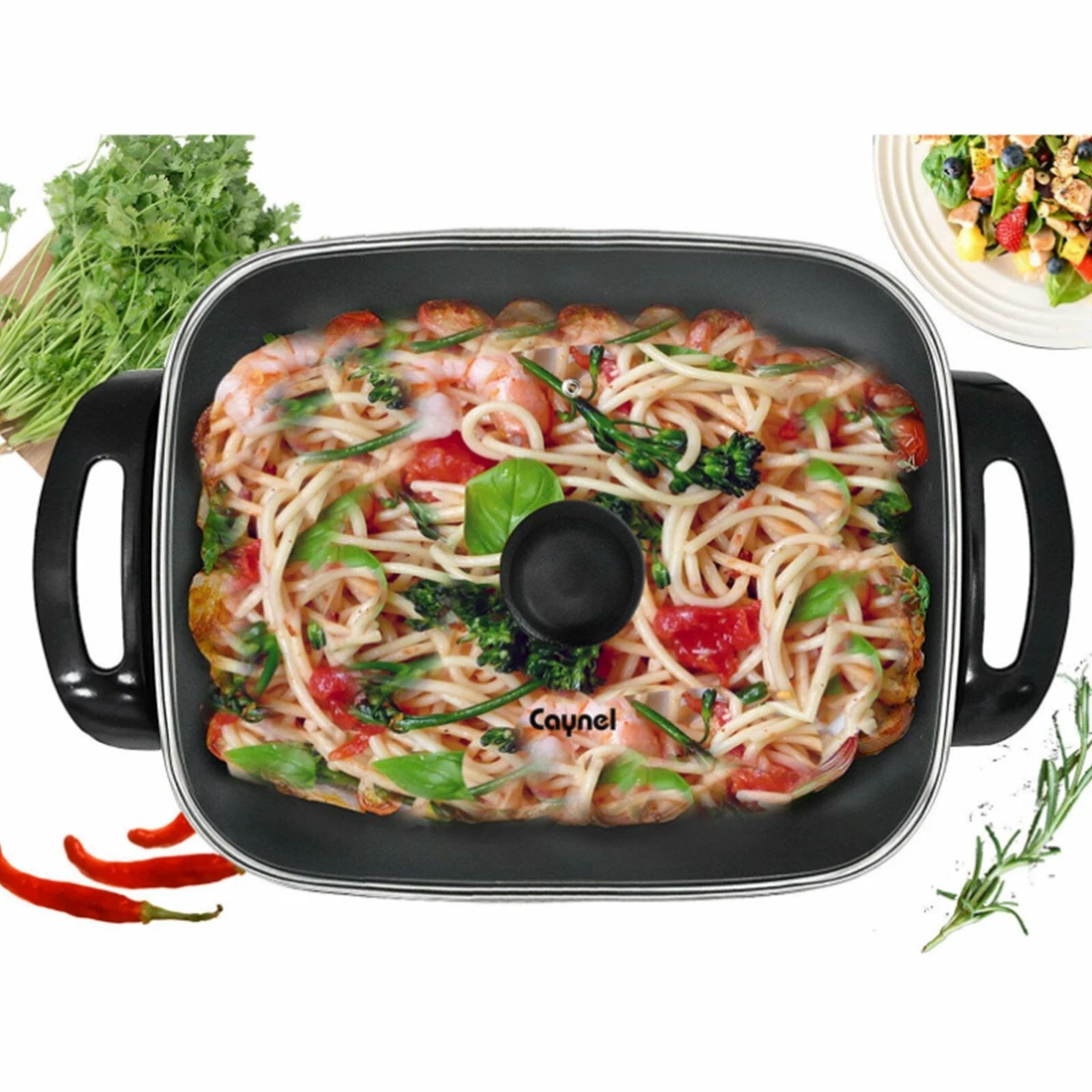 GreenChef Vintage Sano Padella In Ceraica Antiaderente Da 26 C - Foto 4