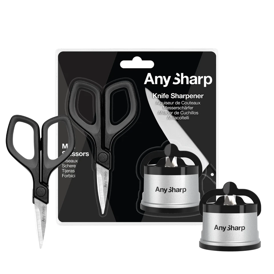 AnySharp Classic Silber + Mini-Scheren Set - Bild 4 von 4