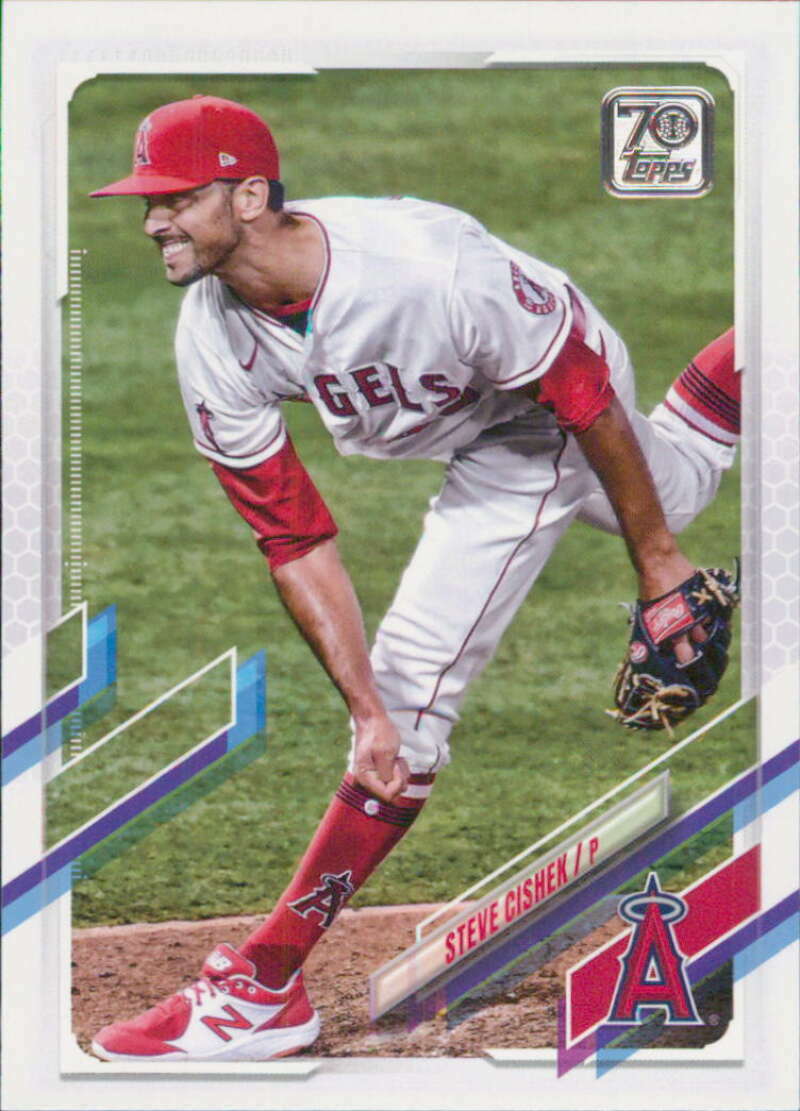 2021 Topps Update Series #US224 Steve Cishek - Los Angeles Angels