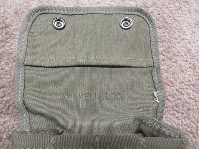 WW2 US Jungle First Aid Medical Kit Pouch ONLY M2 US Army USMC
