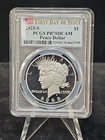 2023-S Proof Peace Silver Dollar (PR70 DCAM) PCGS First Day of Issue FDOI