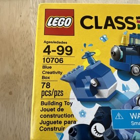 NEW LEGO Classic Blue Creativity Box 10706 Some Dings On Box