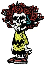 The Grateful Dead Berta Charle Brown Embroidered Music Iron on Patch Applique