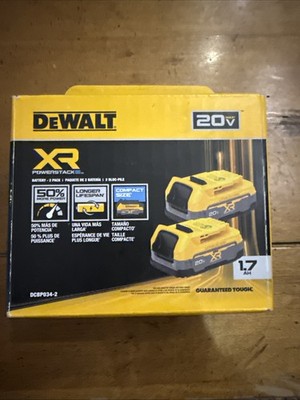 DEWALT DCBP034-2  Power Stack Lithium Ion Compact Battery