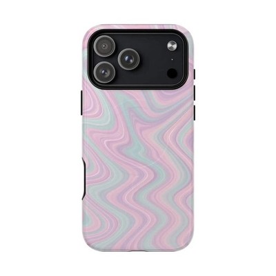 Colorful Marble Pastel Swirl iPhone Case | MagSafe