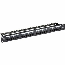 Black Box GigaTrue CAT6 Patch Panel 1U Unshielded 24-Port