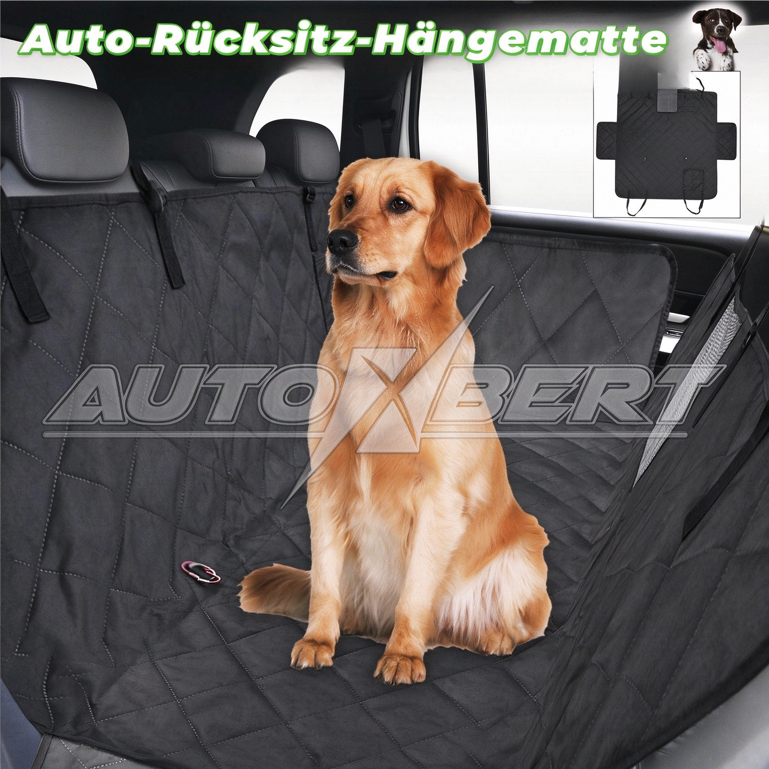 Coperta auto per cani sedile posteriore coperta per cani coperta protettiva per sedile posteriore impermeabile