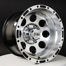 One 16x8 Scale S52 6x5.56x139.7 0 Black Machined Face Wheel Rim 108