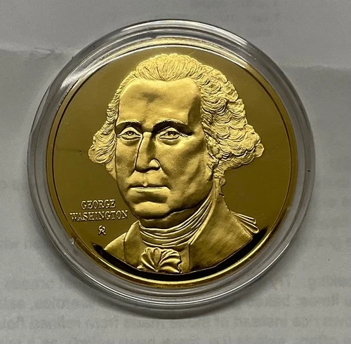 1973 FM STERLING SILVER 41 GRAM PROOF PRESIDENTIAL COIN = 1.2 OZ ASW= WASHINGTON