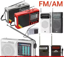 Radio Full Band FM/AM/SW Battery Operated Radio Player with Telescopic Antenna