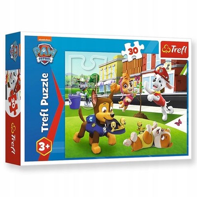 Trefl Paw Patrol 30 Teile Puzzle - Welpen in Aktion