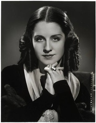 Glamourous Norma Shearer as she appears Barretts of Wimpole Street- Old Photo