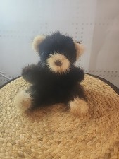 Vintage 1982 Rare Bear Genuine Mink Fur Small Teddy Bear 7-Inch