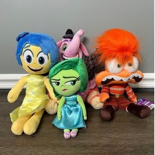 Disney Inside Out Plush Set Joy Disgust Bing Bong Anxiety Kids Stuffed Toys