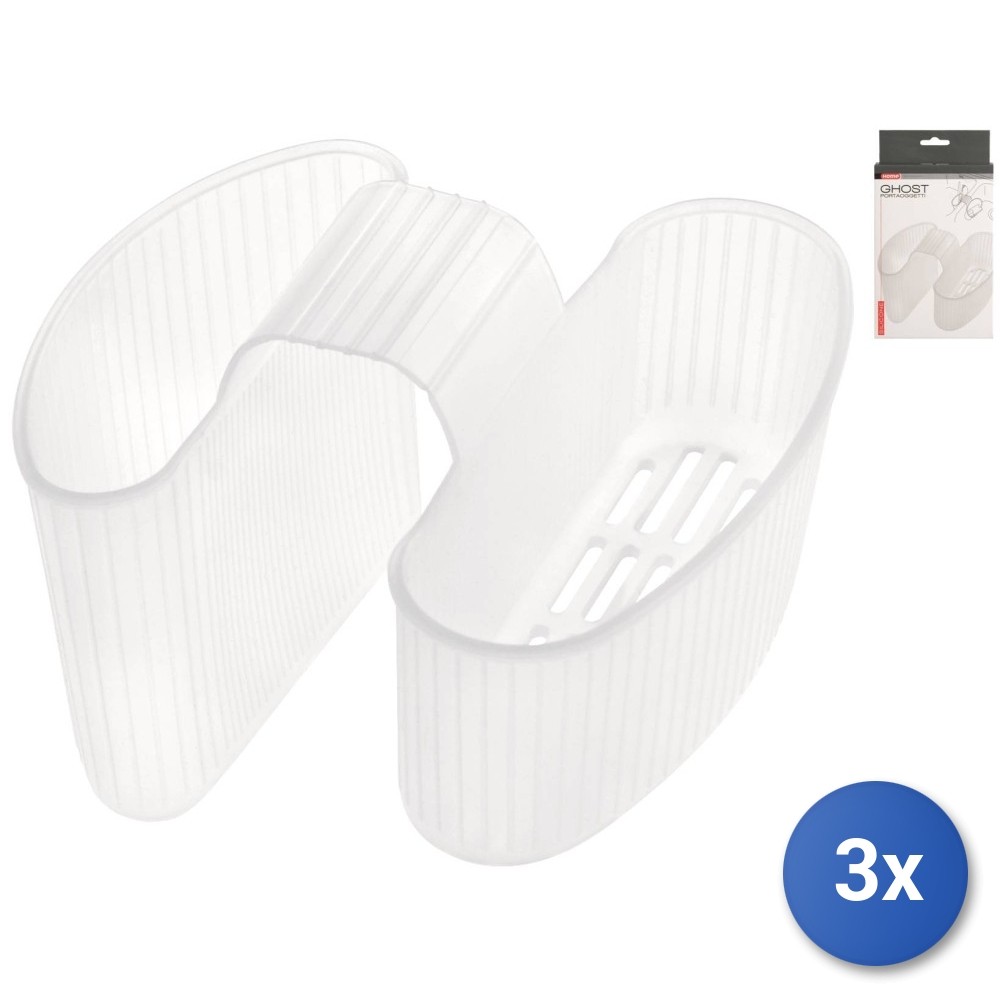 3x Sink Organizer Silicone Ghost Home