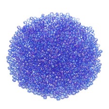 2000Pcs Glass Seed Beads 2mm Mini Glass Seed Spacer Bead Blue