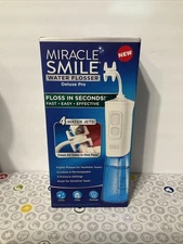 Ontel Miracle Smile Water Flosser Deluxe Pro for Teeth & Gum Health 360 Cleaning