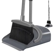 11.4 In. Broom Dustpan Set, Broom and Dustpan Set for Home