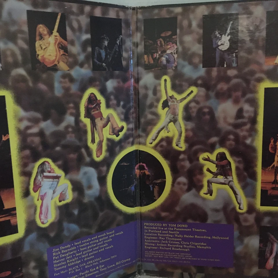 Black Oak Arkansas Raunch N Roll Live LP OG 1973  ATCO SD 7019 Foto 3 de 4