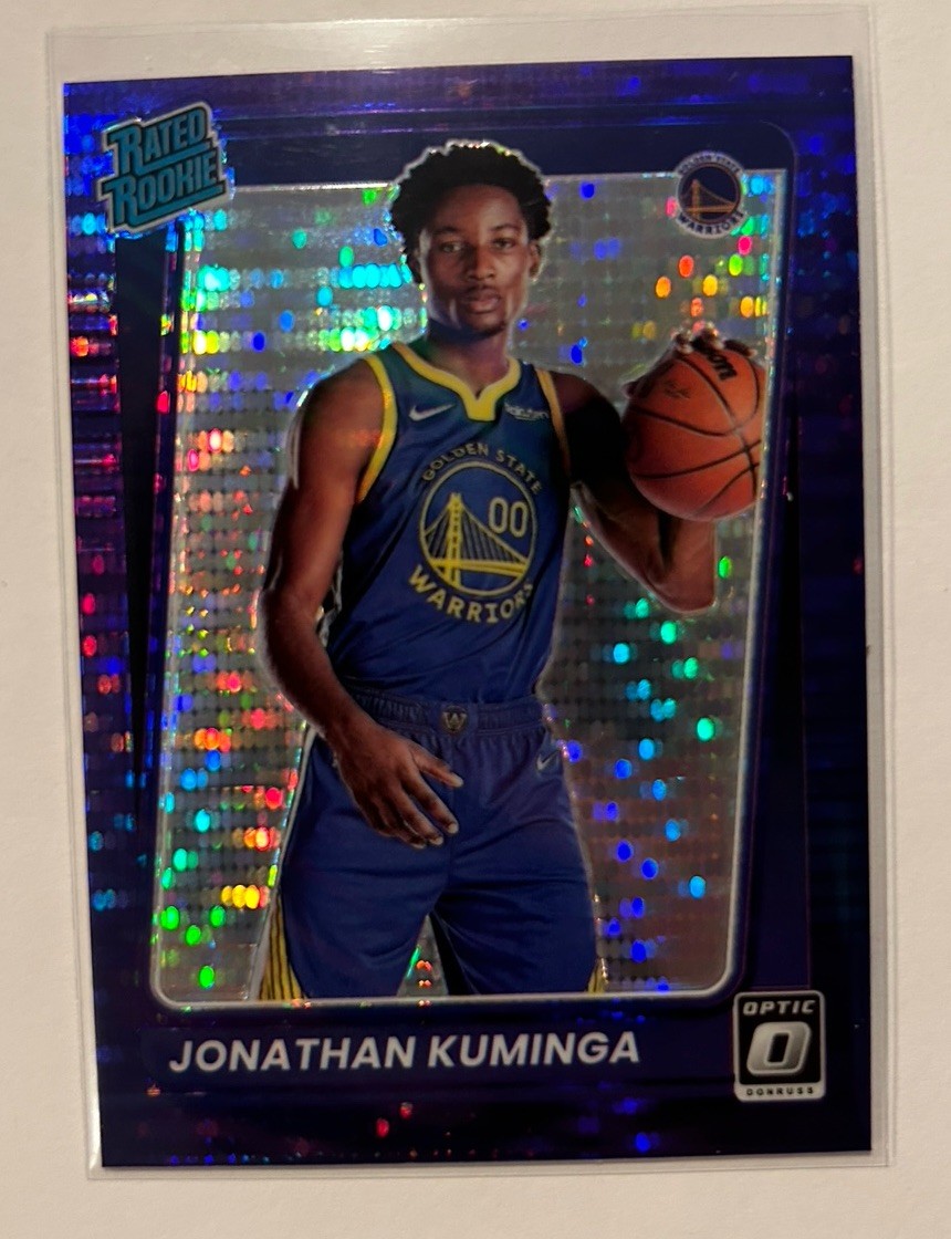 2021-22 Donruss Optic JONATHAN KUMINGA Rated Rookie RC Purple Pulsar Prizm #190