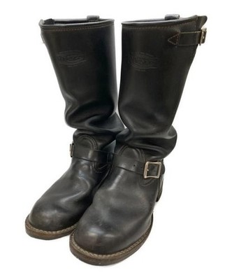 WESCO Stiefel Engineer Boots 1804 Leder Schwarz Größe 9E