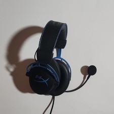 HyperX Cloud Alpha S Wired Gaming Headset Black Blue Boom Microphone