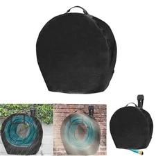 Heavy Duty Leatherette Garden Hose Reel Cover(1/2 in x 100 Ft) 