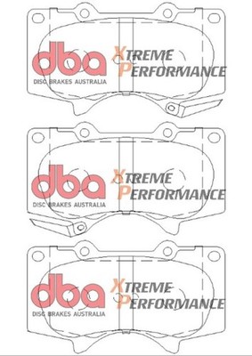 DBA XP650 Front Brake Pads for Toyota Tundra, Sequoia, 4Runner & Tacoma