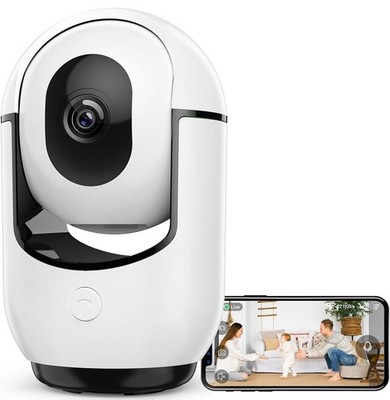 RADCLO 2K Indoor Überwachungskamera für Zuhause 360° Schwenk/Neige WiFi CCTV 2-Wege Audio