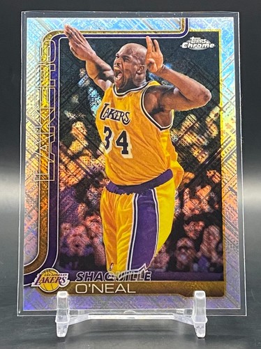 Shaquille O'Neal 2025-26 Topps Chrome Update Skylight Refractor #142 SSP Lakers