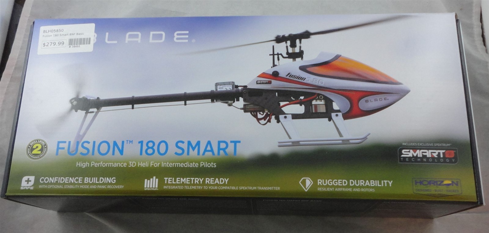 Blade Helicopters Fusion 180 BNF 3D Helicopter w/AS3X/Safe (As-Is, See DESC)
