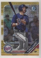 2019 Bowman Chrome Prospects Mega Box Gold Mojo Refractor /50 Alex Kirilloff fc1