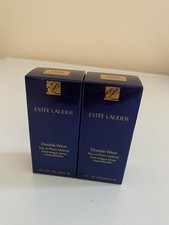 LAUDER ESTEE Double Wear Stay-in-Place OZ. LIQ./30ml 1W0 Warm Por Celan 2 Pak