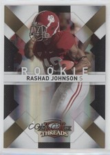 2009 Donruss Threads Rookie Century Proof Gold 26/50 Rashad Johnson #183 0v0