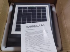 Rand Solar Attic Vent Fan - 435CFM, 8W Solar, Quiet  Efficient 4season
