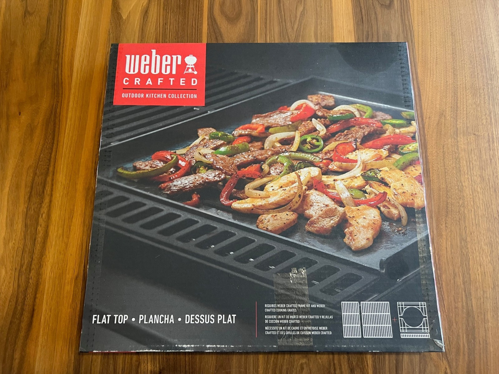 NEW Weber Crafted Flat Top Griddle Model 7672 Select Genesis Spirit Smoker