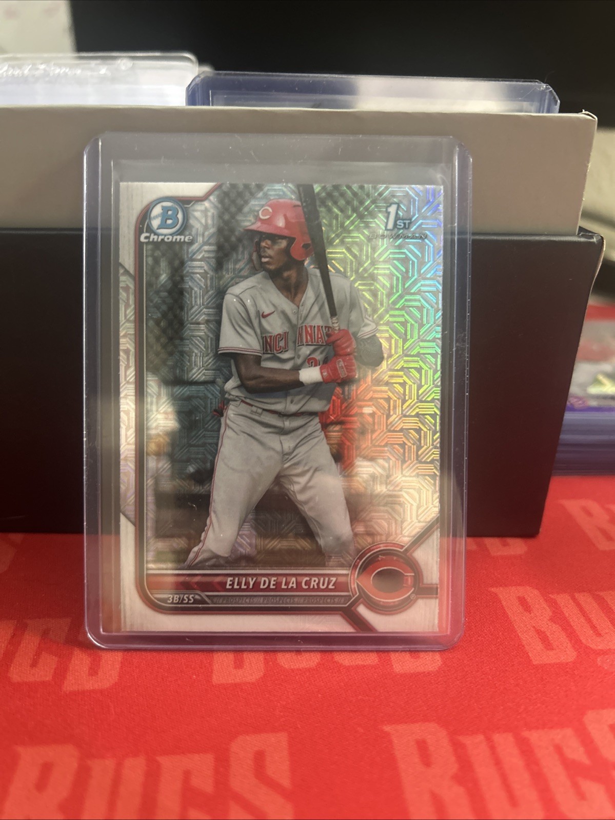 2022 Bowman - Chrome Prospects Elly De La Cruz #BCP-50 Mojo Refractor (RC)