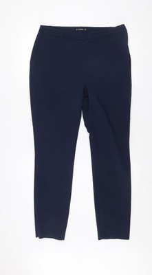 Dunnes Damen blau Slim Fit maßgeschneiderte Hose Größe 12