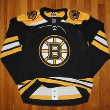 Fanatics Boston Bruins Premium Home Hockey Jersey Size 50 Black Fight Strap NHL