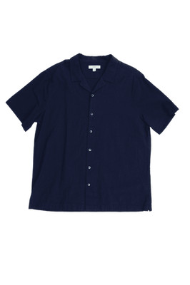 Marks & Spencer Men's Size XL Navy Button Shirt New