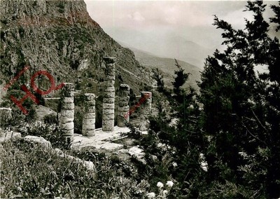 Ansichtskarte_ Delphi, Apollontempel