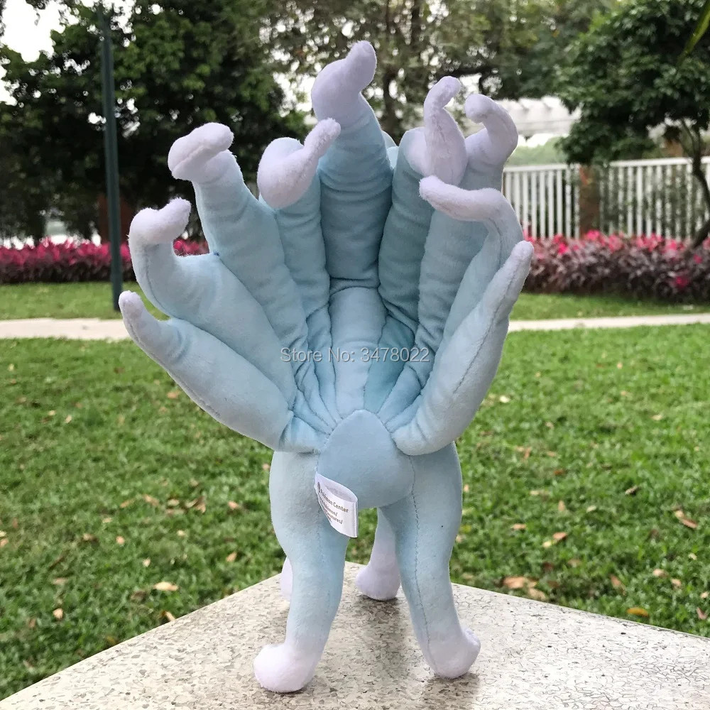 Pokemon Alola Ninetales Plush Toy Sun Moon Ice Fox Stuffed Animal 9in Doll