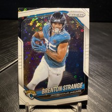 2025 Panini Prizm White Disco #136 BRENTON STRANGE Jacksonville Jaguars